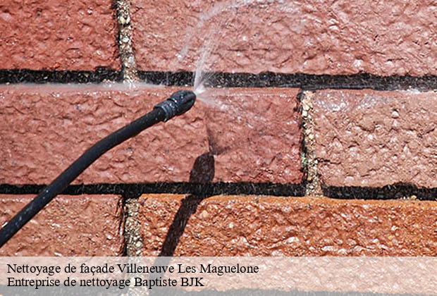 Nettoyage de façade  villeneuve-les-maguelone-34750 Entreprise de nettoyage Baptiste BJK