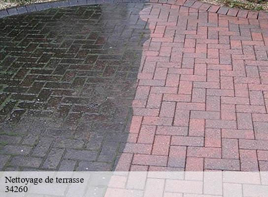 Nettoyage de terrasse  avene-34260 Entreprise de nettoyage Baptiste BJK